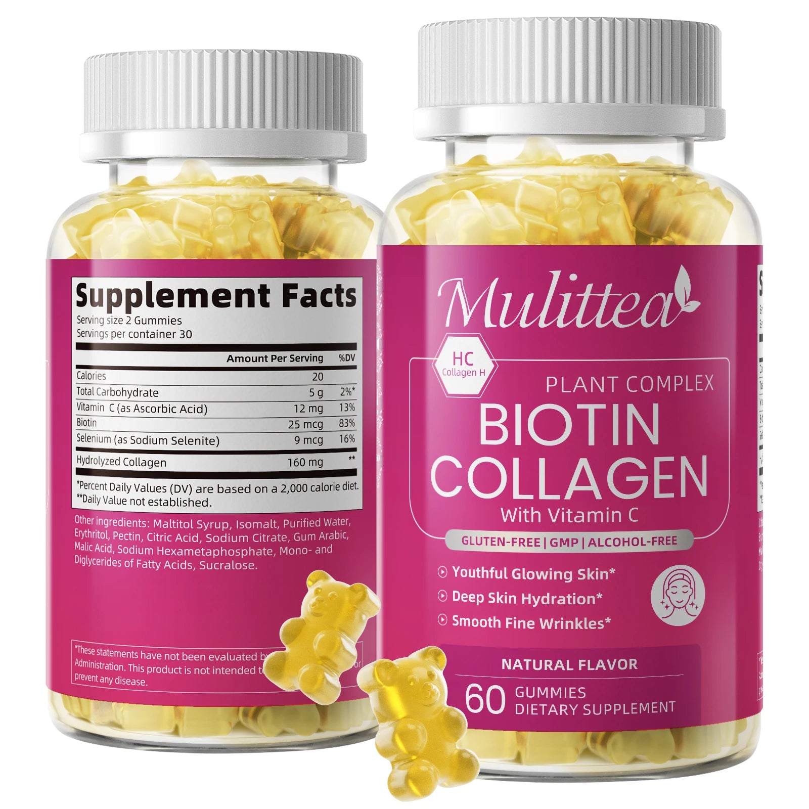 Hydrolyzed Collagen Gummies Biotin & Vitamin C 
